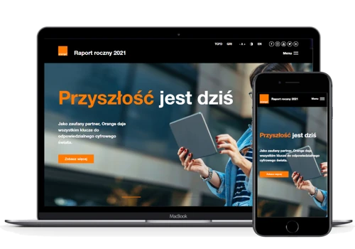 2021 Annual Report for largest polish telecom