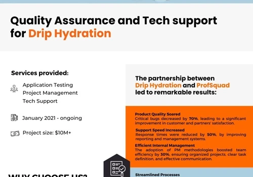 Quality Assurance, PM and Tech Support