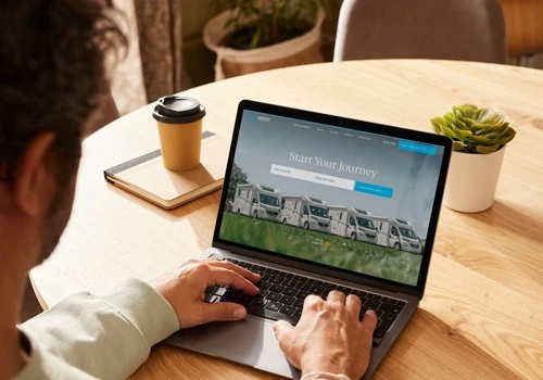 Website re-design for a motorhome hire business