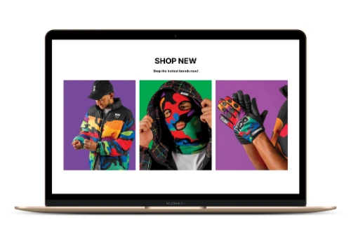 Custom E commerce website