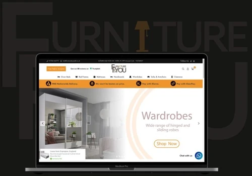 eCommerce Furniture Website Design