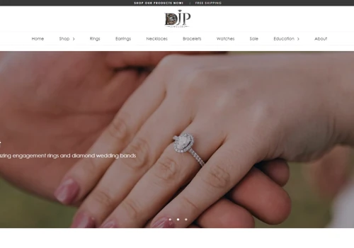 DJP Jewelers E-commerce Website