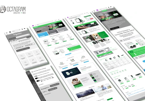 Schneider Electric - Shop In Shop UI/UX and design