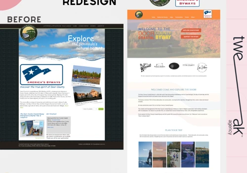 Door County Coastal Byway Rebrand and Website