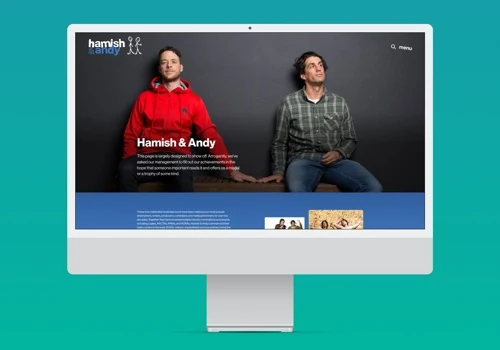 Hamish & Andy - Website Design & Development