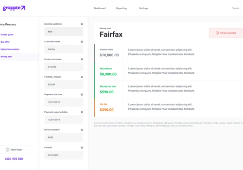 FinTech SaaS platform