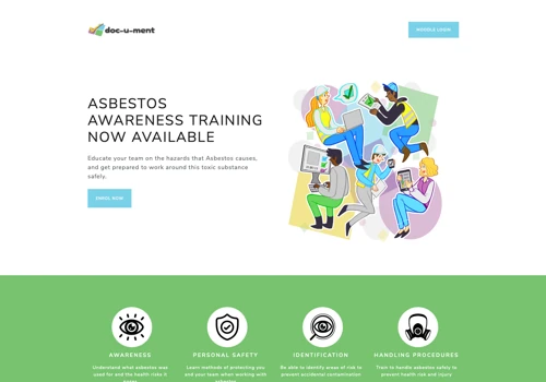 doc-u-ment Website Design and Development and LMS system work