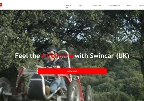 Website Development for Swincar Activity Company