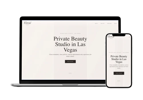 Eloraé Nails — Website Redesign
