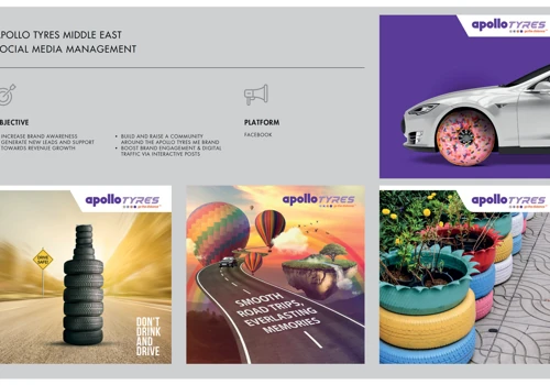Apollo Tyres - Mena Region Social Media Management