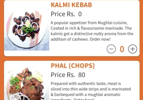 Website and Booking Portal for Rajmahal Restaurant