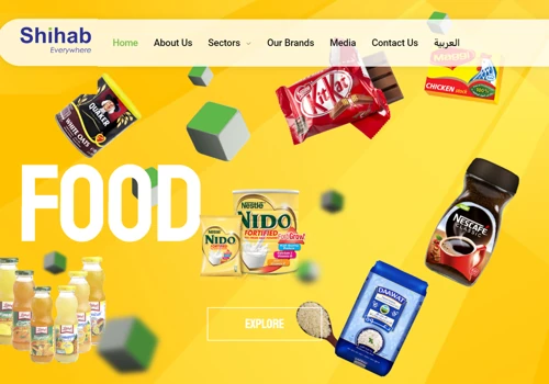 Shihab Group Website Design and Development