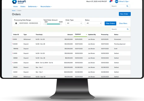 IntraFi Network Deposits