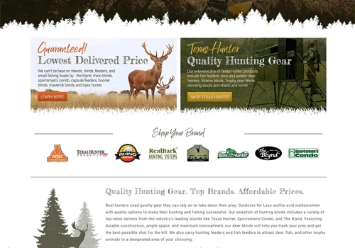 OutdoorsForLess.com – Miva Ecommerce Design & Development