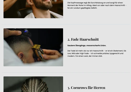 Smart Website for Modern Hair Salon
