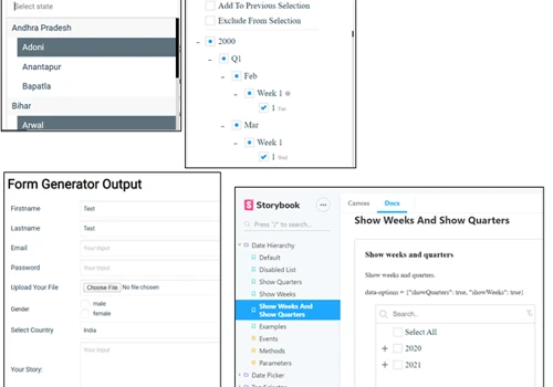 Custom React UI Component Library