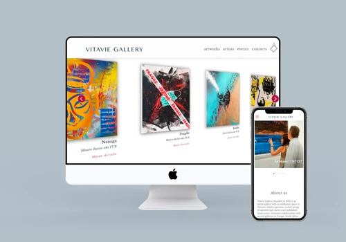 New branding&Website Development for ArtGallery