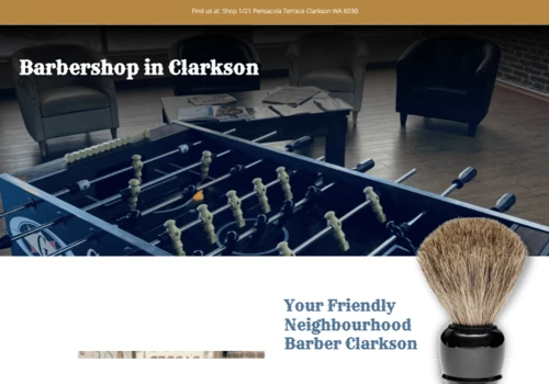 Barbershop website
