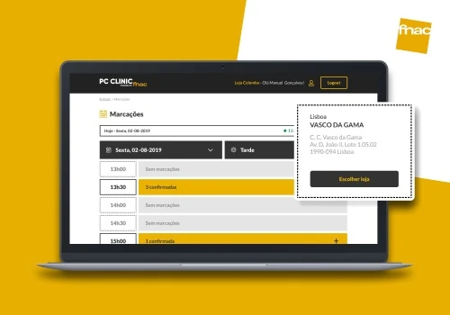 Web service portal for FNAC Pick-up & Repair