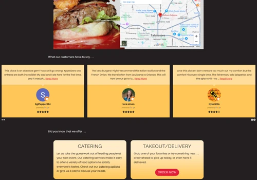 Tallahassee Restaurant Website