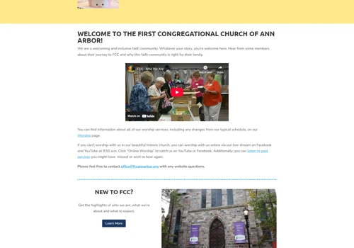 Web Maintenance & Updates for Progressive Church