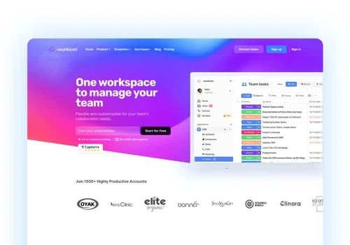 Workiom® Website Design
