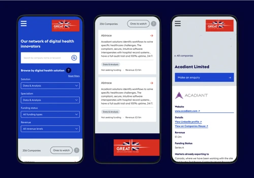 A new platform promoting UK digital health