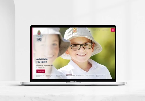 New website for leading private school
