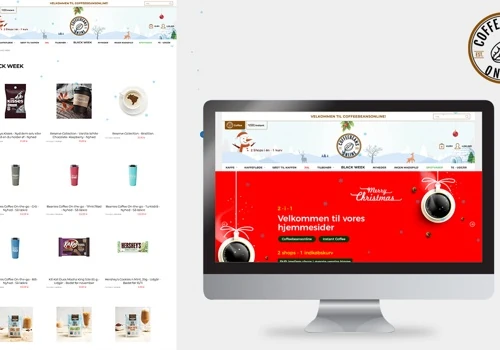 Online store for selling coffee beans