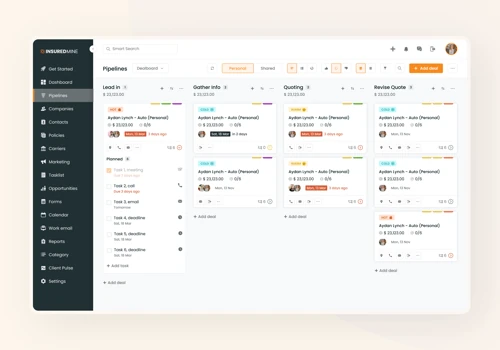 InsuredMine / All-in-one integrated CRM platform