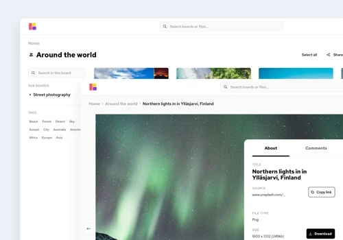 A productivity tool for creative professionals.