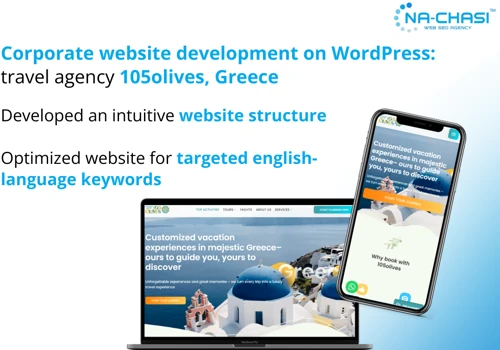 WordPress corporate website| SEO for Travel agency