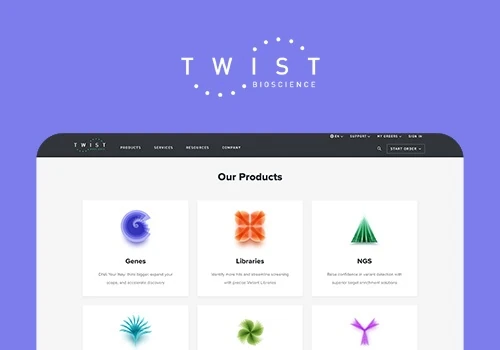 Twist Bioscience's corporate website
