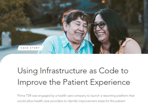 Using Infrastructure as Code to Improve the Patient Experience