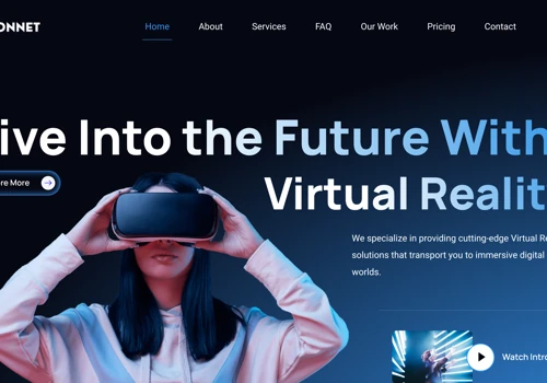 Webchily created the AR / VR website for Monnet