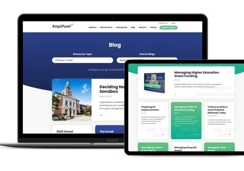 HubSpot website for for grant management software