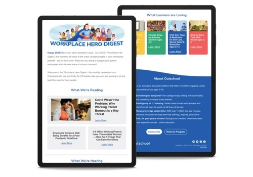 HubSpot retainer for B2B ed tech platform