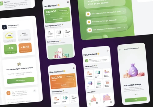 Sparrow: Fintech App and Website