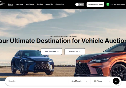 Japanese Auction Vehicle Platform