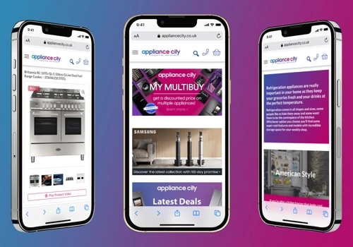 Appliance City Branding, eCommerce Web Build & SEO