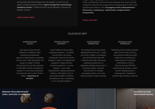 Web design and development, copywriting