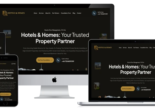 Hotels&Homes UK Website Development