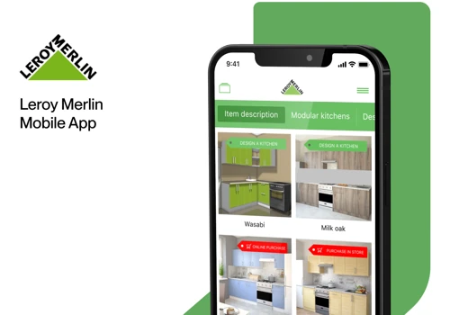 Mobile app for the best European DIY retailer