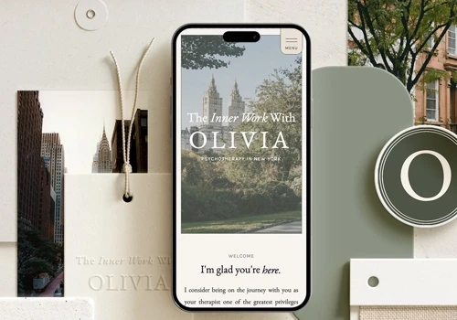 The Inner Work With Olivia | Custom Website Design