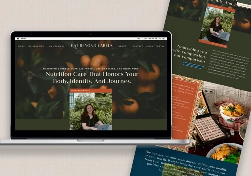 Eat Beyond Labels | Custom Website Design