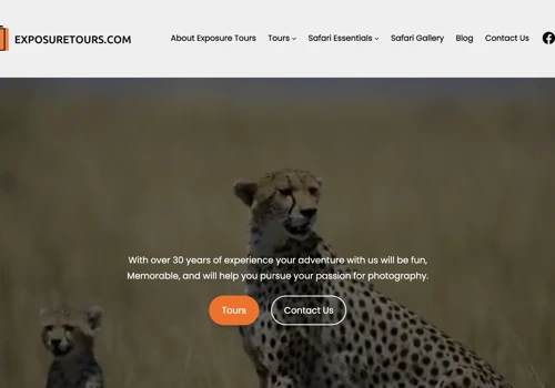 Exposure Tours Website Development