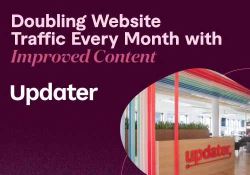Doubling Website Traffic with Improved Content