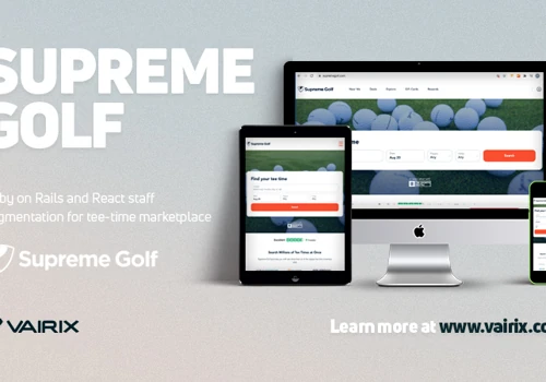 Supreme Golf: React and Rails dedicated teams