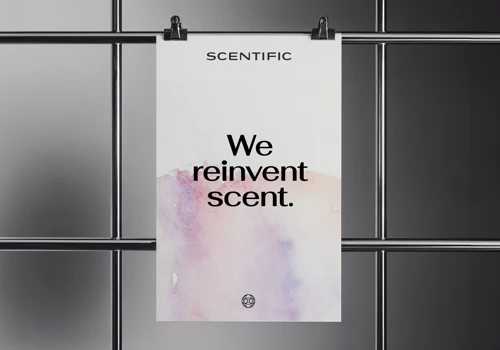 Branding for AI startup Scentific