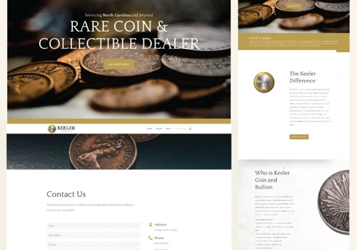 Keeler Coin and Bullion Website